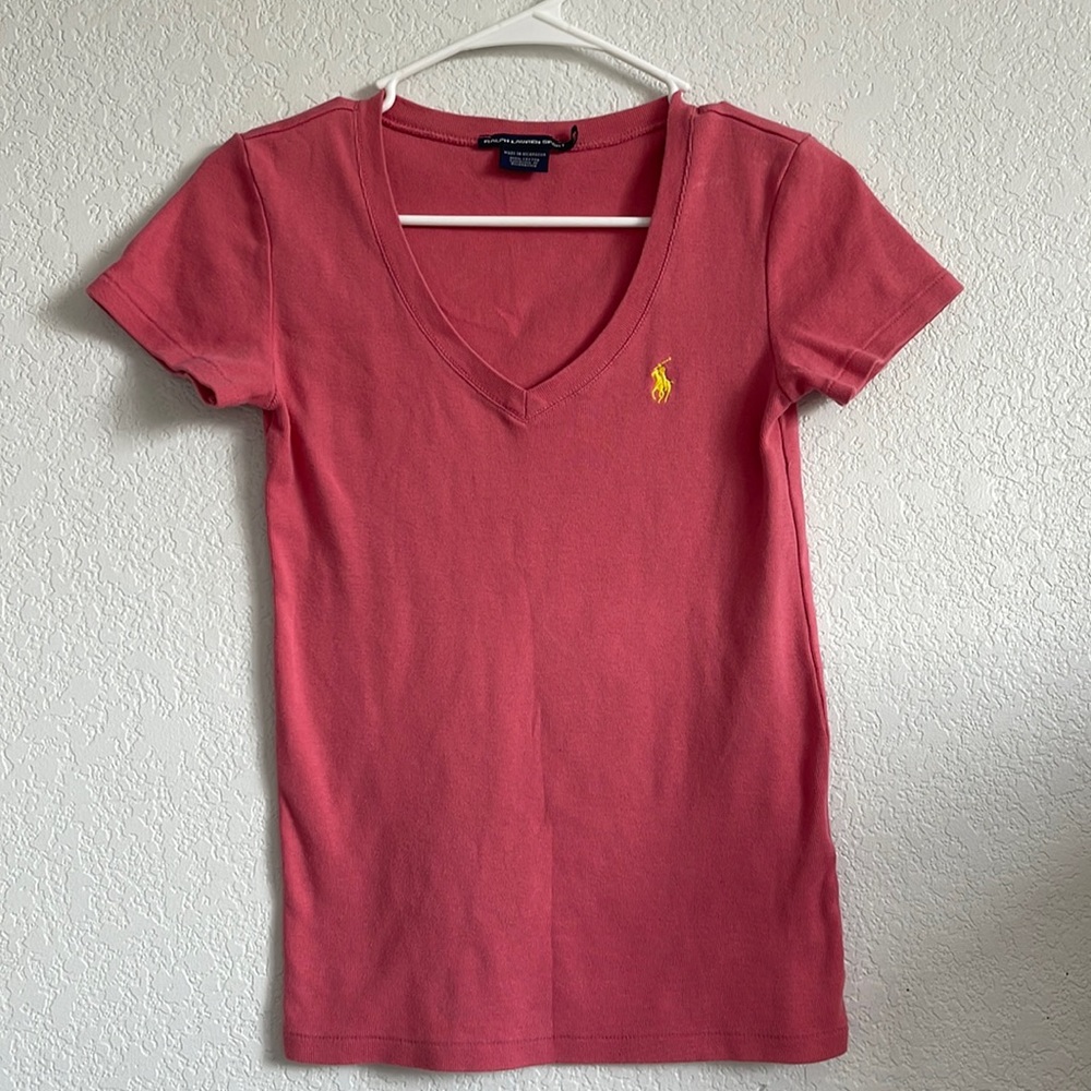 Ralph Lauren Sport Polo Pink Top
